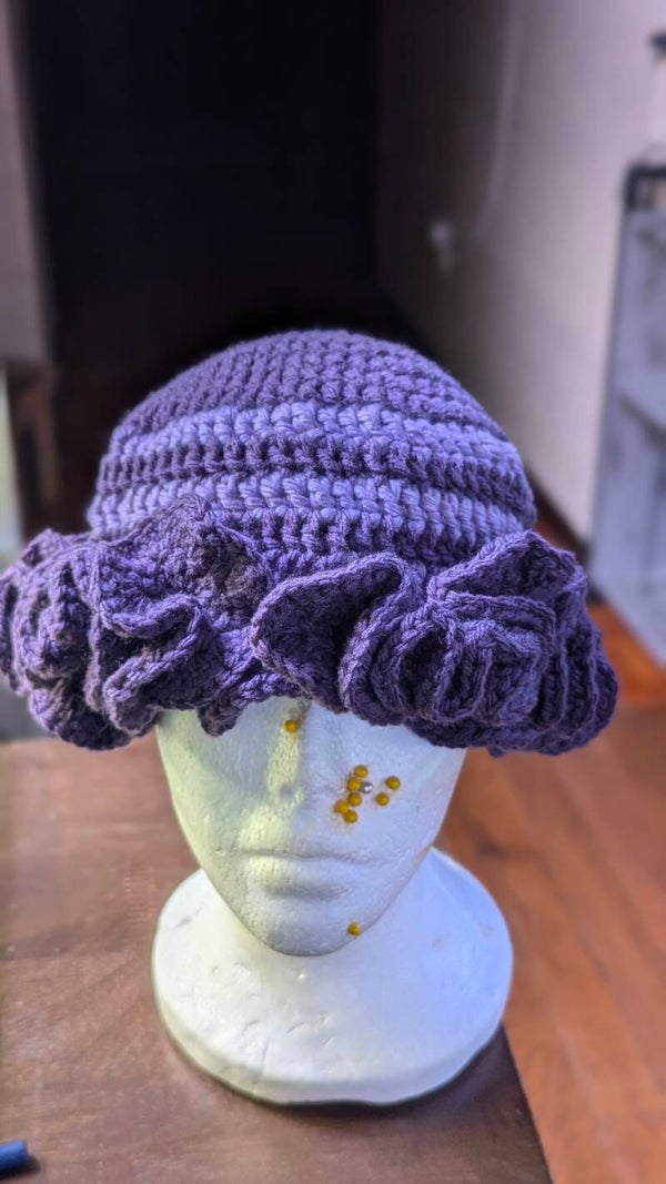 Ruffled Crochet Hats