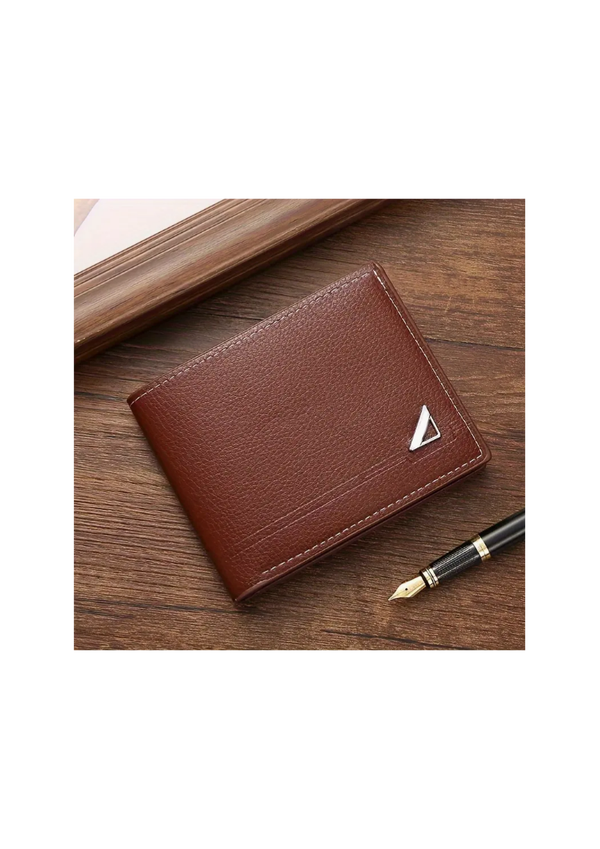 Portefeuille Homme Élégant en Cuir PU