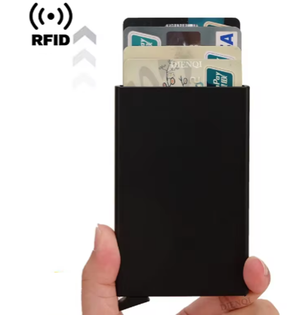 Porte-cartes Sécurisé en Aluminium RFID