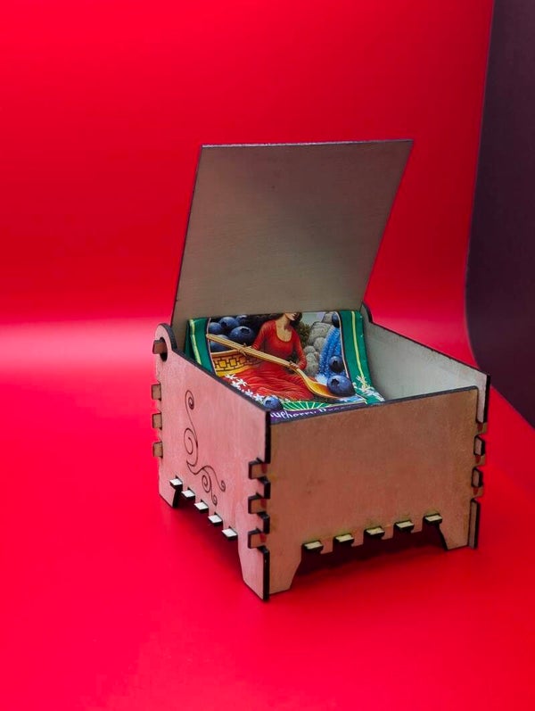Boîte Artisanale pour Thé Élégant