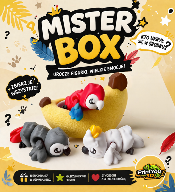 Mystery box papużki