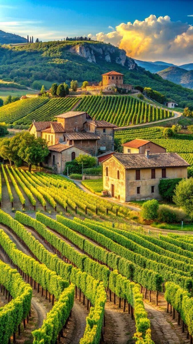 Il  fascino delle colline toscane