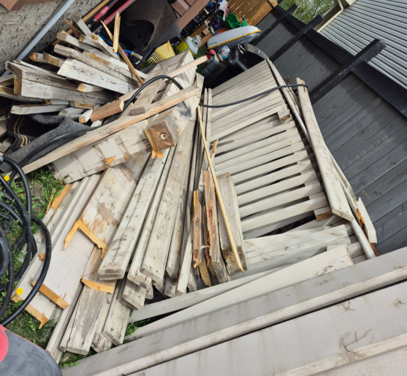 Construction debris, consider it gone! 