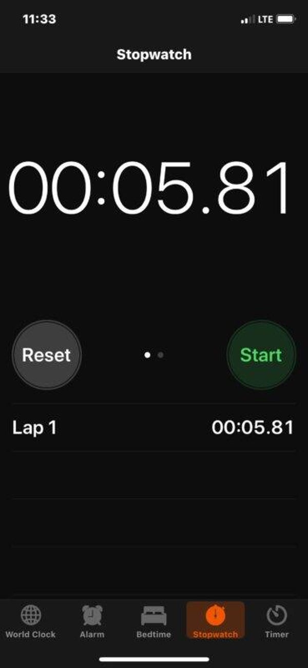 Stopwatch Challenge