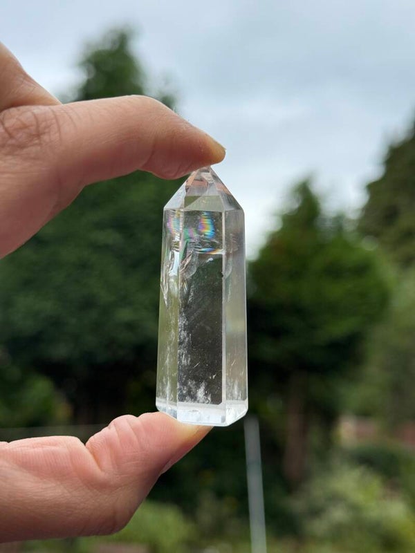 Rainbow Raining Quartz Tower Points