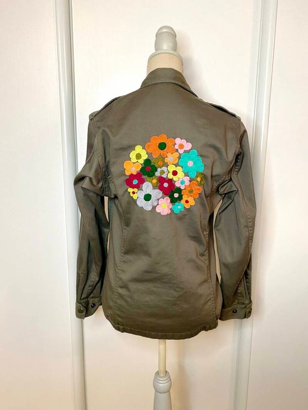 Veste de surplus militaire brodée