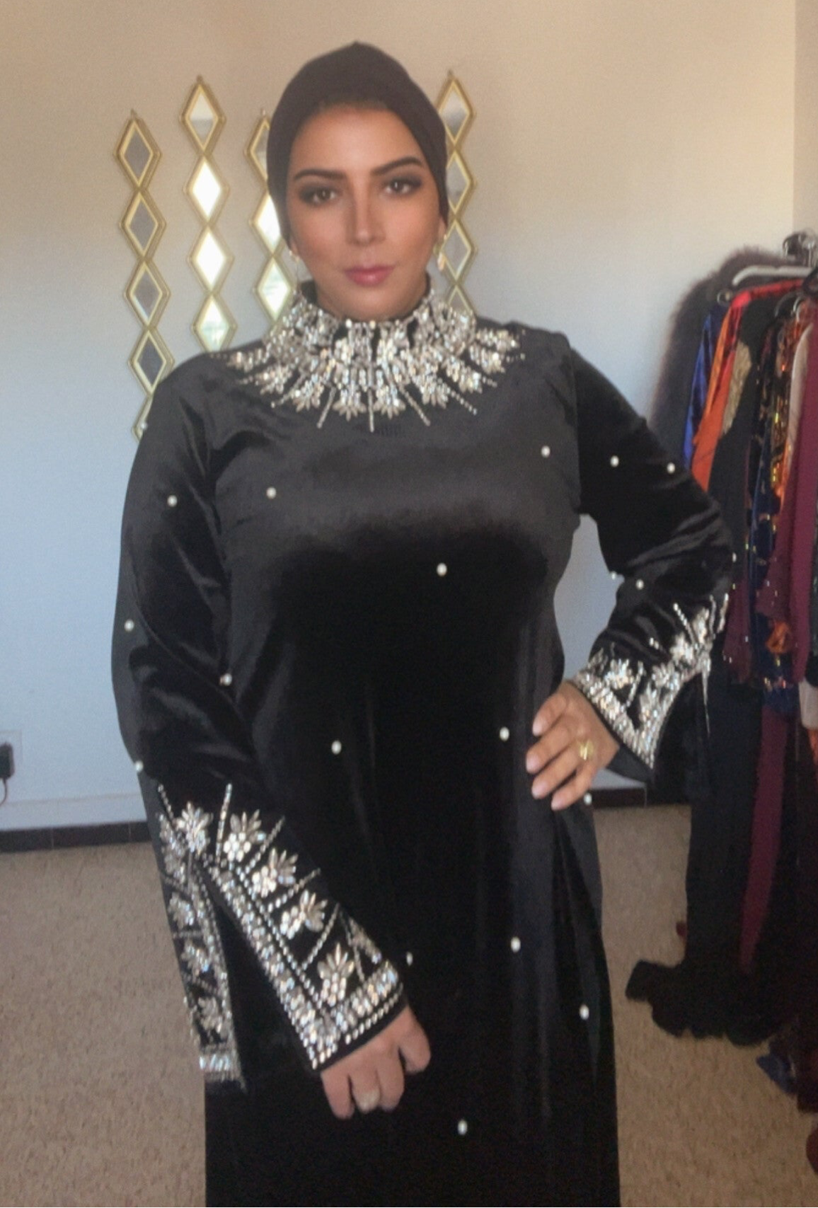 Robe قطرية noir