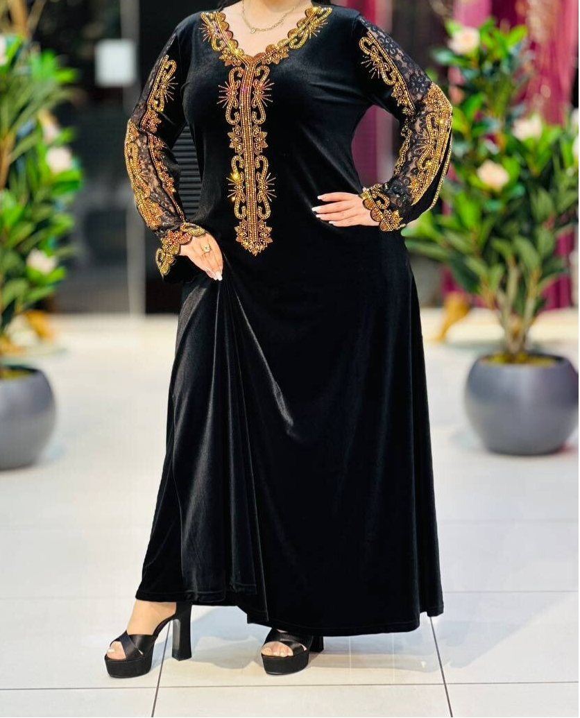 Robe Sana Dentelle Noir