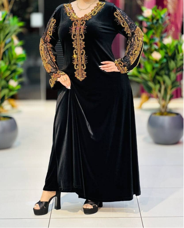 Robe Sana Dentelle Noir