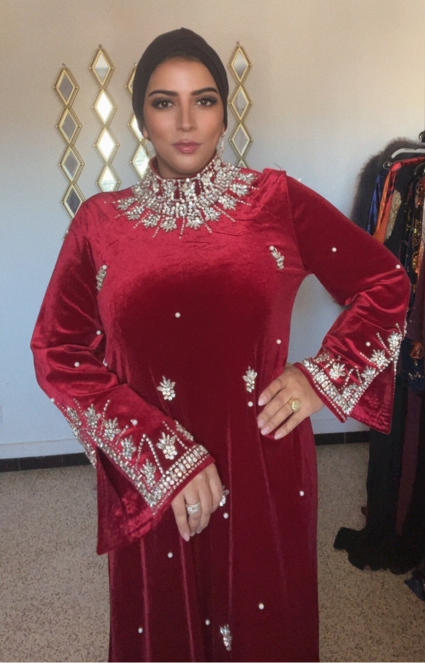 Robe قطرية rouge