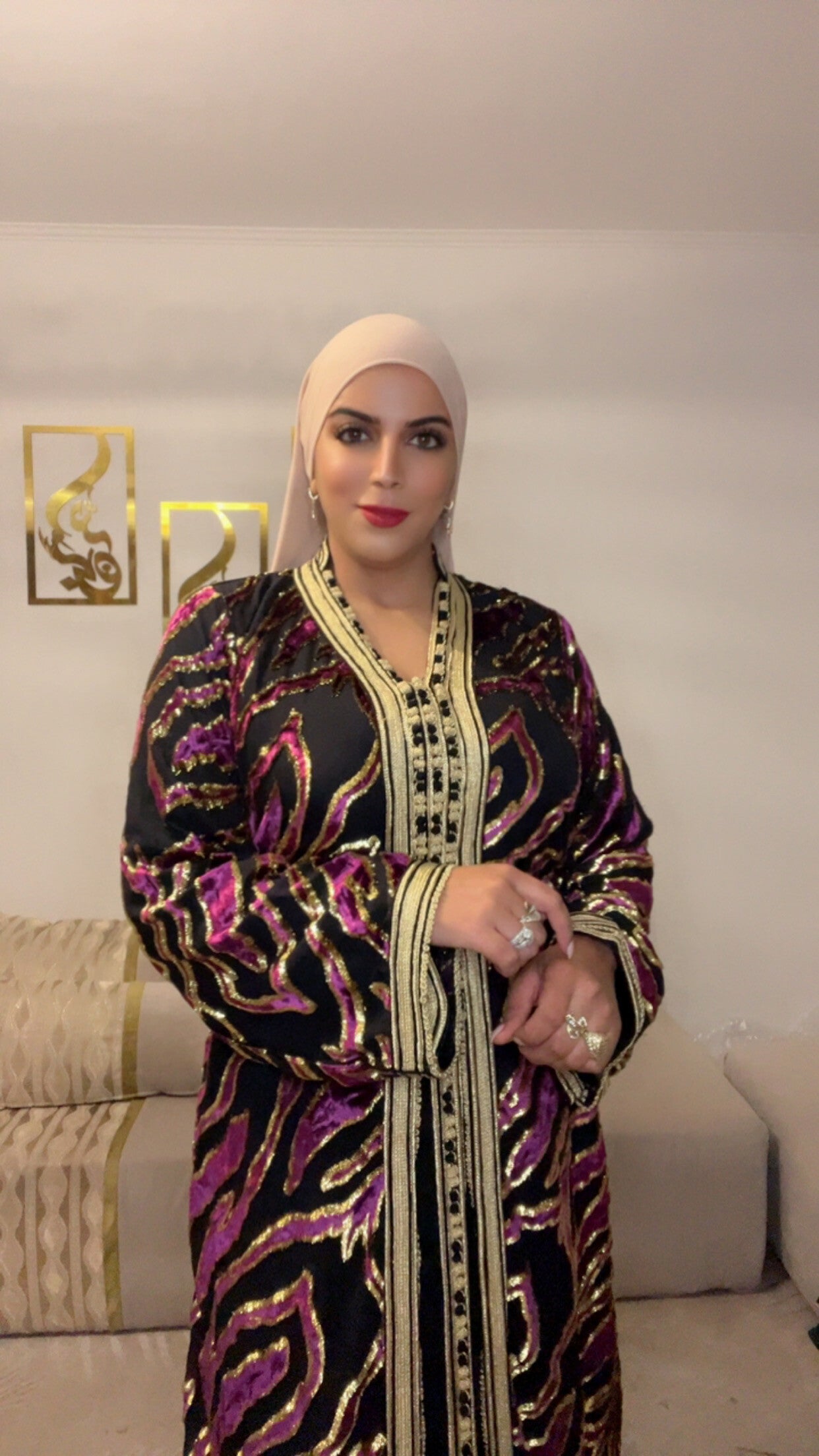 Caftan Aya Noir