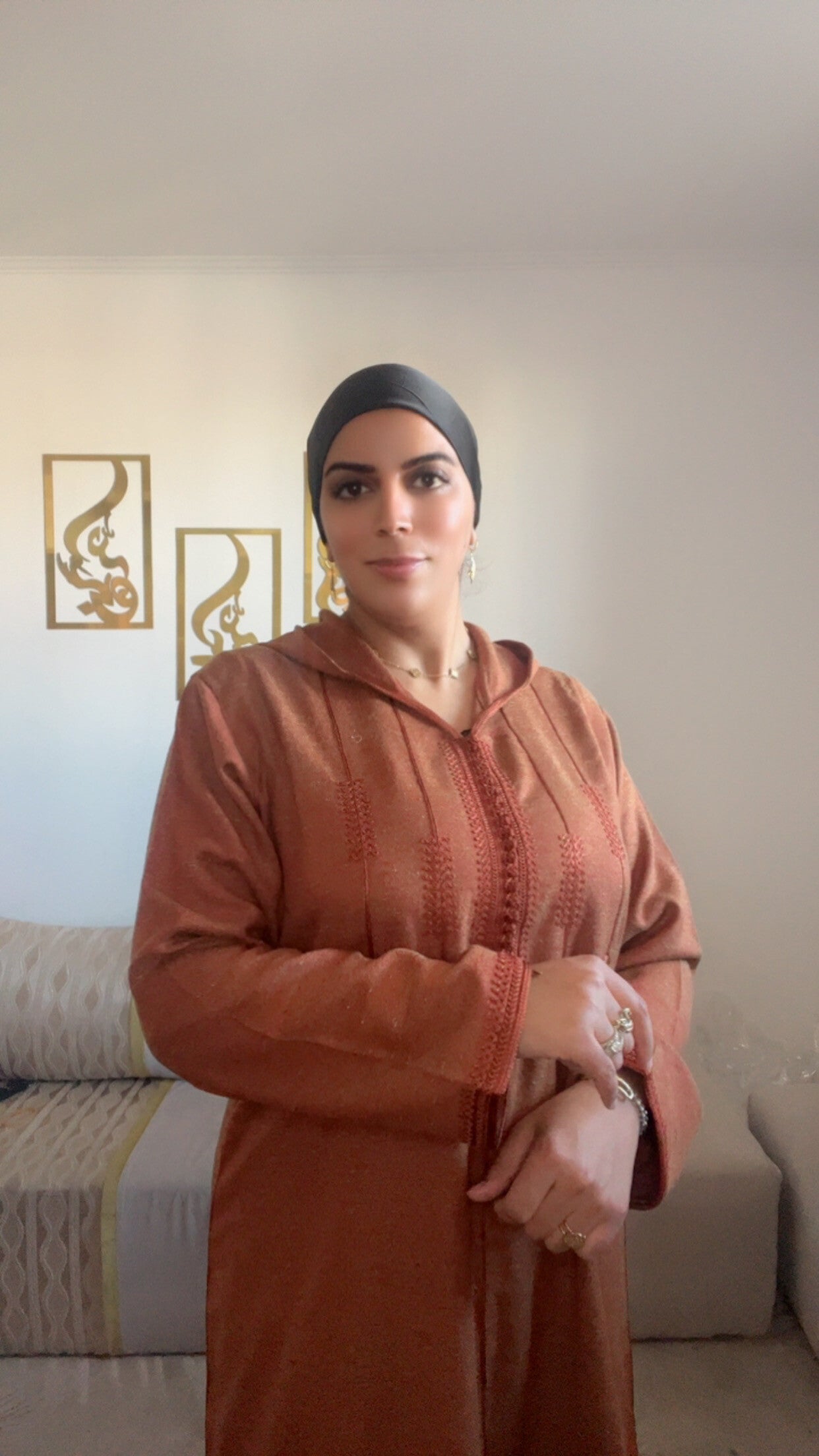 Djellaba Baya marron