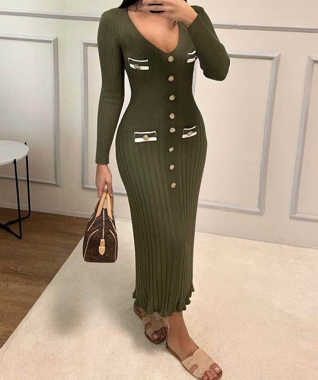 Robe Melina verte