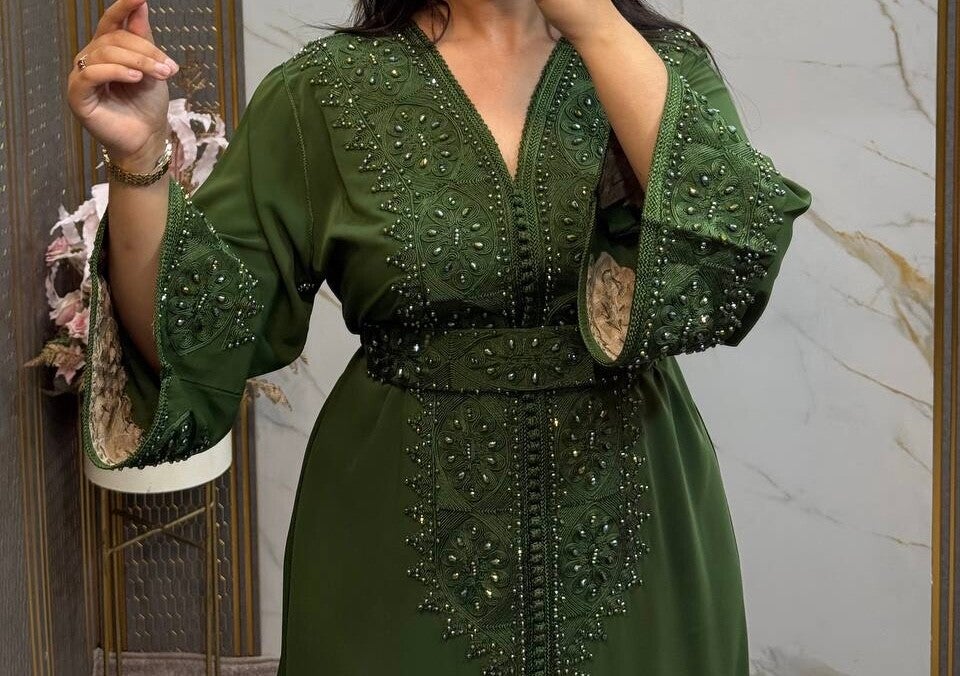 Caftan Houwayda Vert