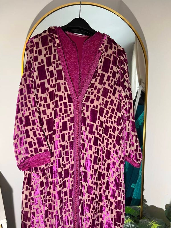 Djellaba Safia Rose fushia