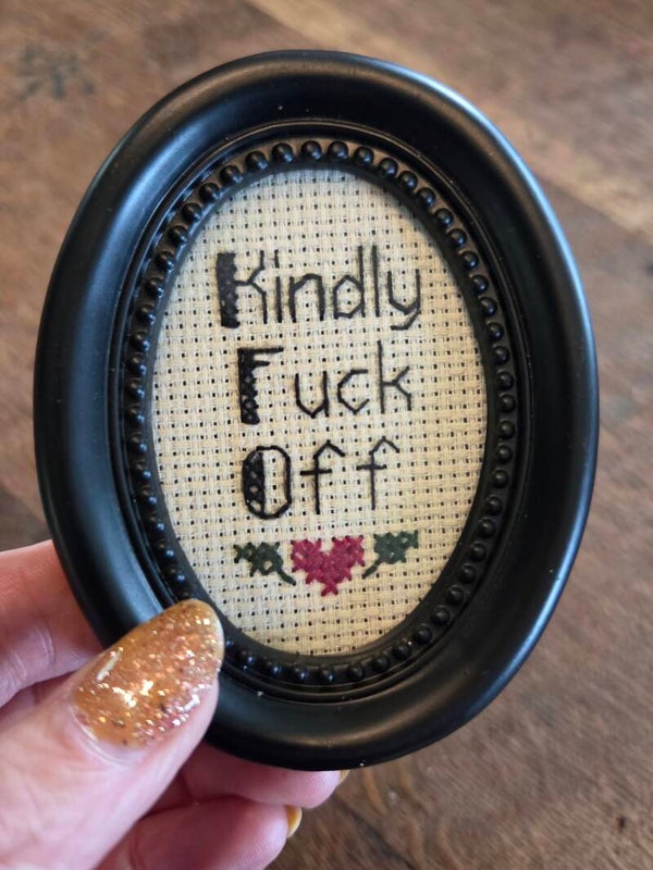 Kindly fuck off