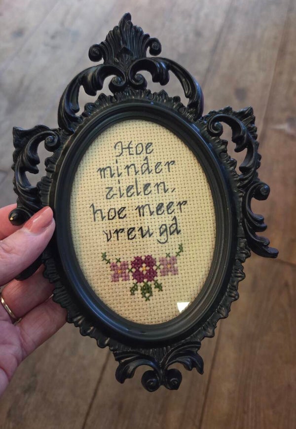 Hoe minder zielen, hoe meer vreugd
