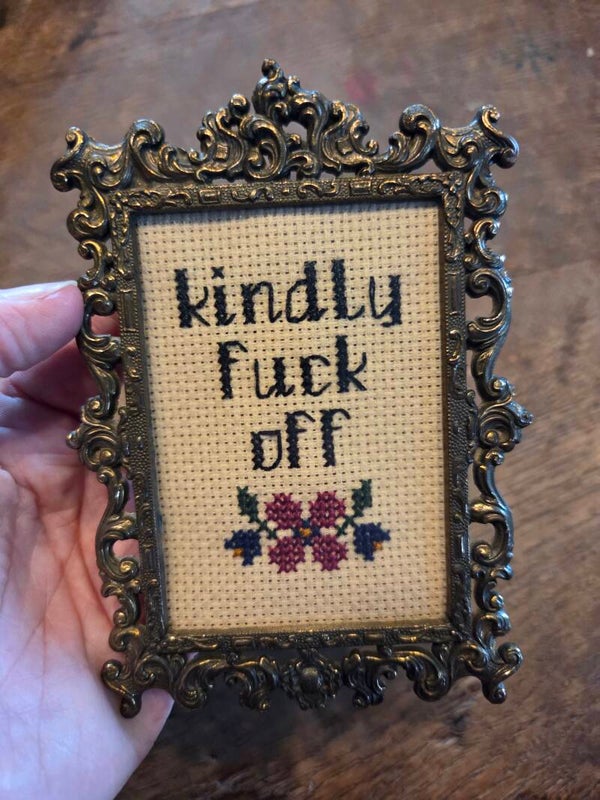 Kindly fuck off