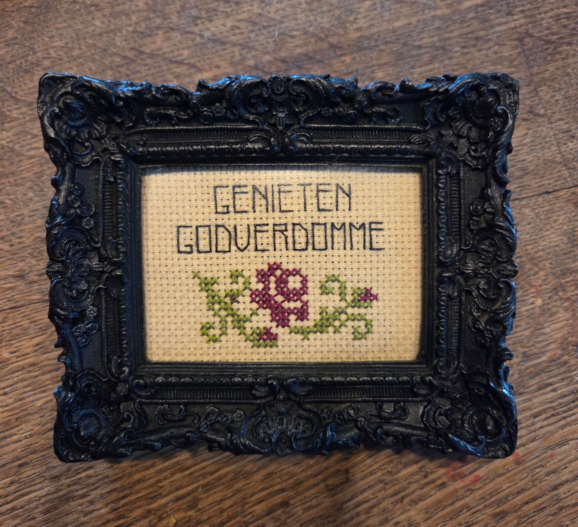 Genieten godverdomme