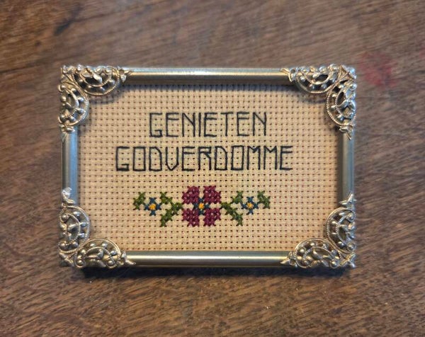 Genieten godverdomme