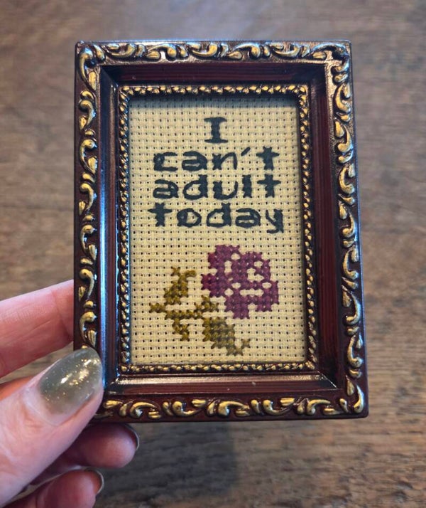 I can't adult today