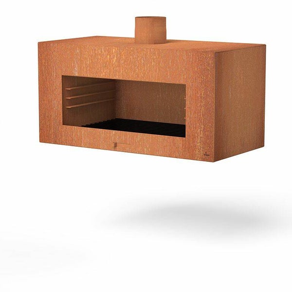 Tuinhaard Forno Enok Wandmodel - Cortenstaal