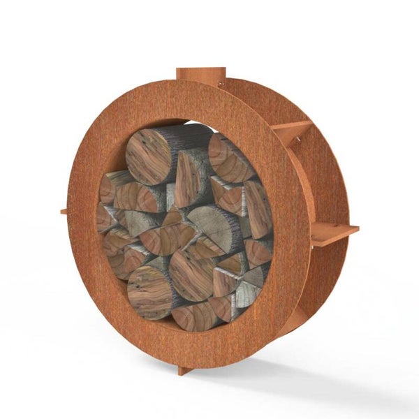 Houtopslag Form - Cortenstaal