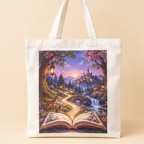 Magical Woodland Castle Tote