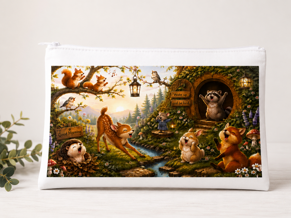 Woodland Creatures Morning Pencil Case