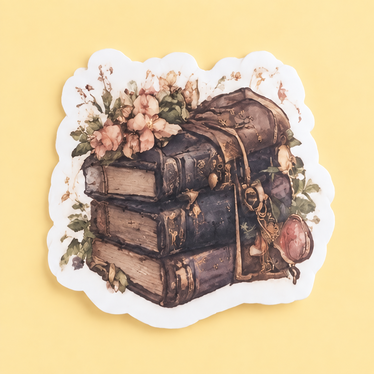 Enchanted Book Stack Sticker