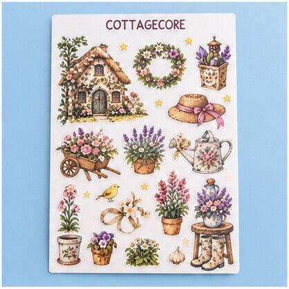 🌸 Cottage Garden Sticker Sheet