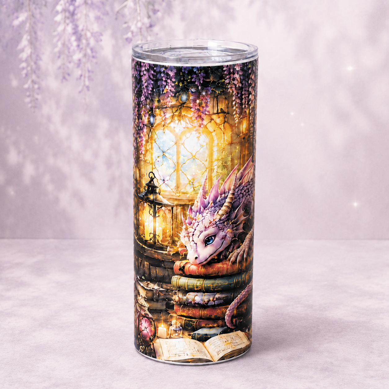 Dragon’s Enchanted Library 20oz Tumbler