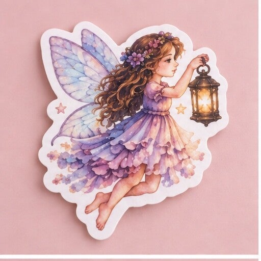 Little Lantern Fairy Sticker ✨