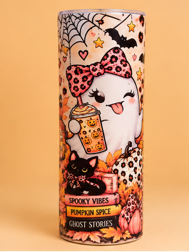 Boo-tiful Sips Halloween Tumbler 👻🎃 | Cute Ghost 20oz Tumbler