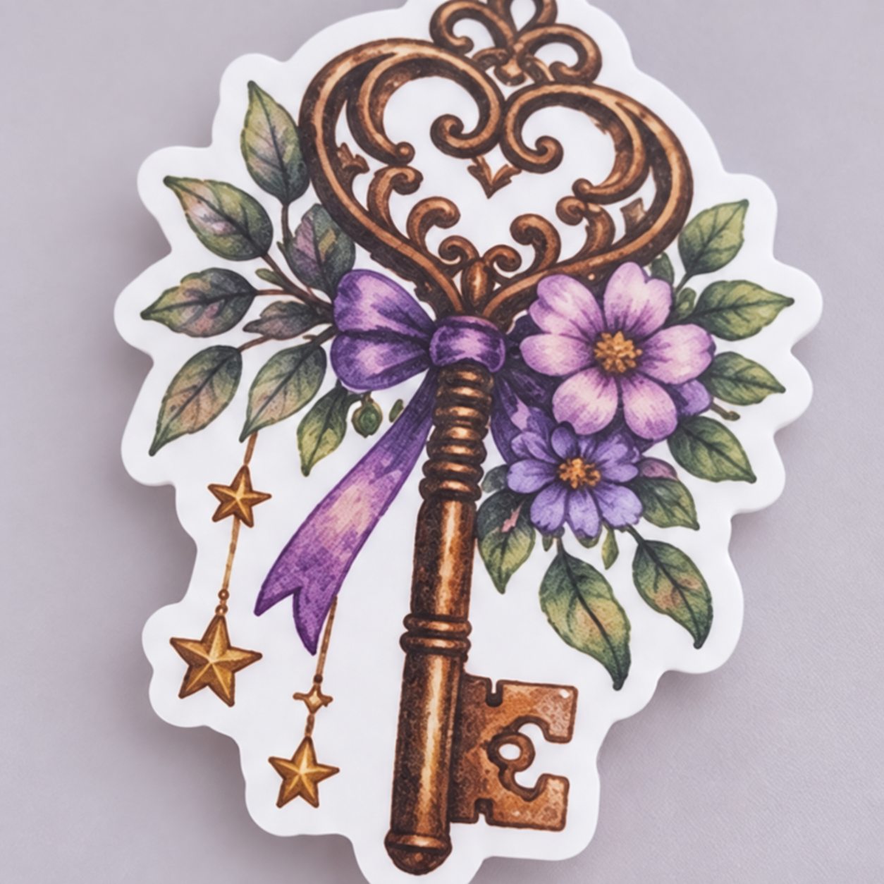 Secret Garden Key Sticker