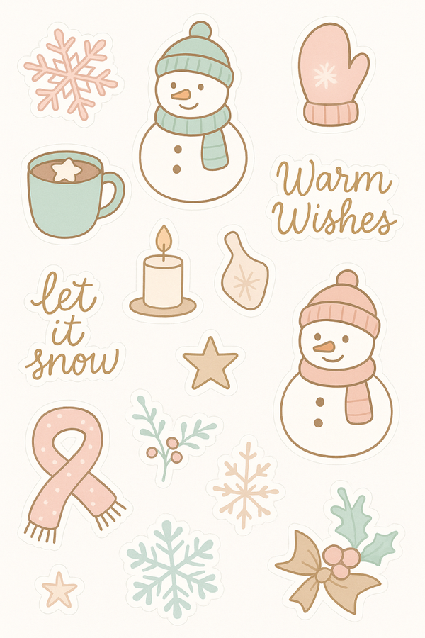 Christmas Theme Sticker Sheet
