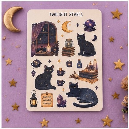 Twilight Stars Sticker Sheet