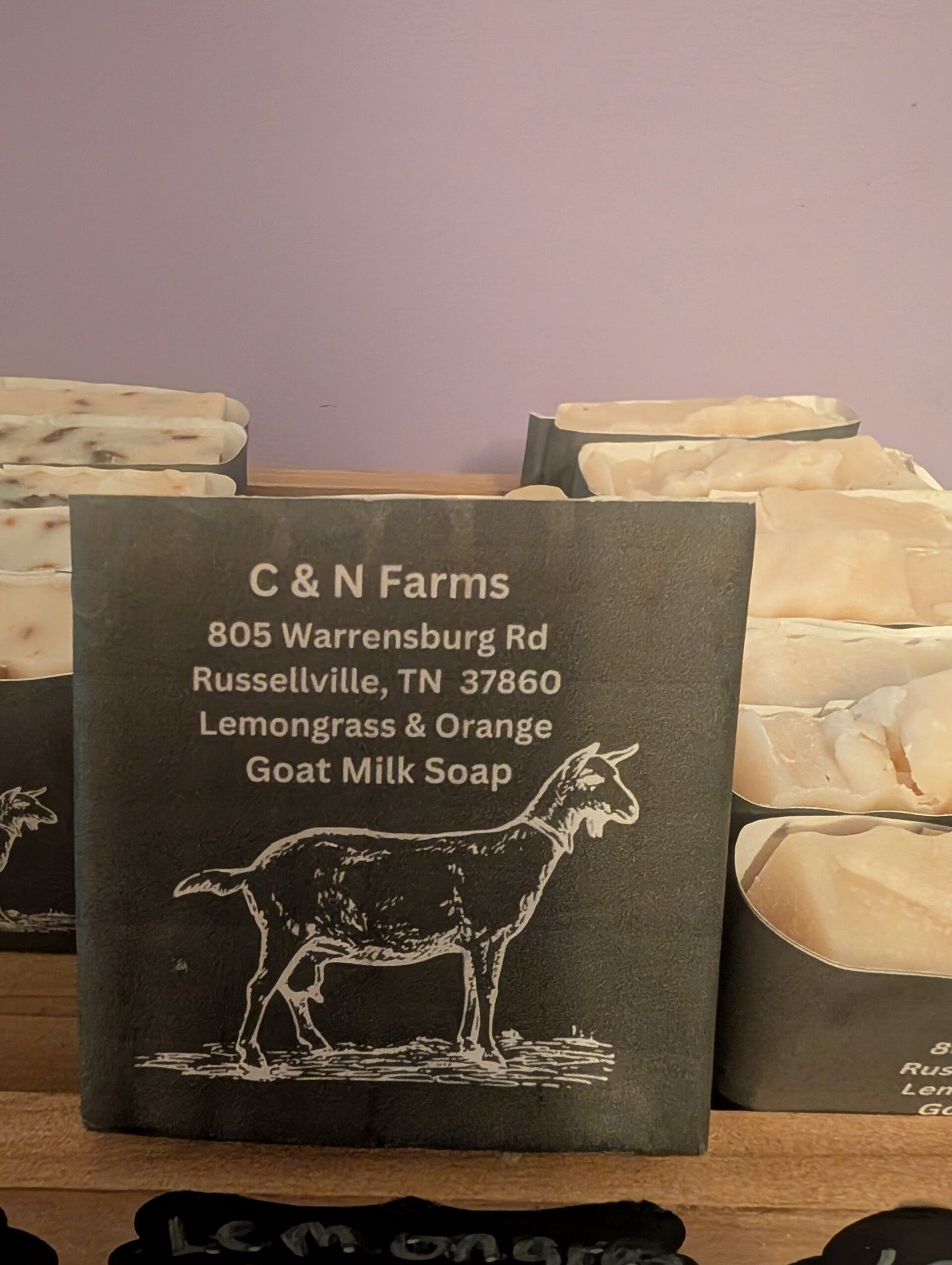 Goat Milk Soap Lemon varieties