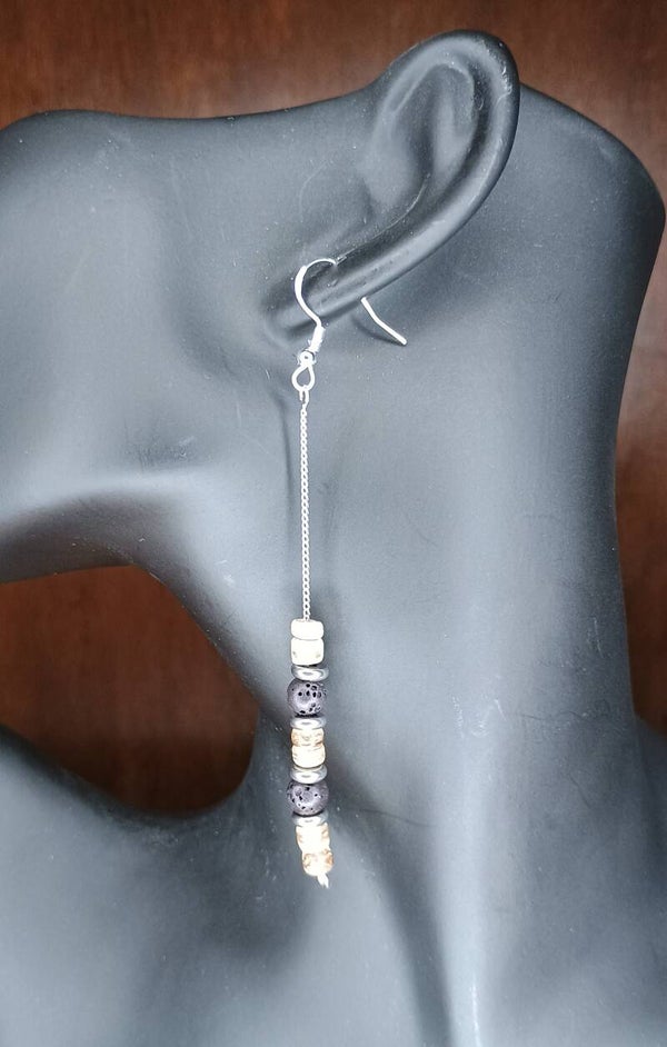 BOUCLES D'OREILLES SAVANA CHAINE