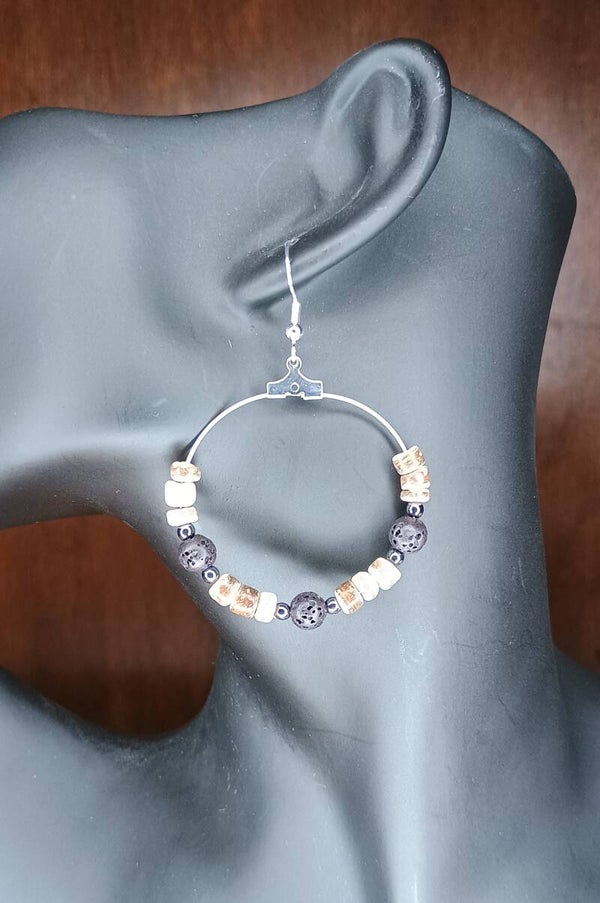 BOUCLES D'OREILLES SAVANA RONDE