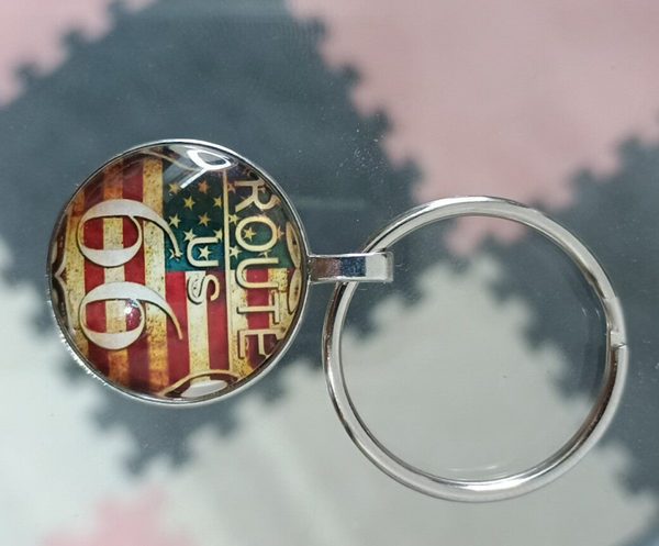 Porte clé route 66 modèle N°2