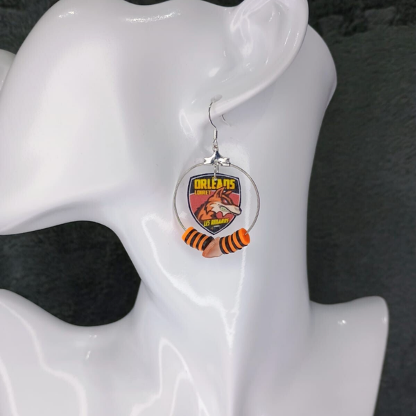 BOUCLES CREOLE 30mm CLUB DES RENARDS