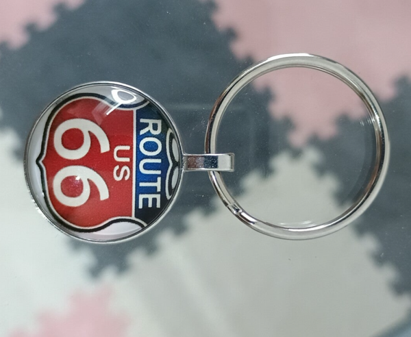 Porte clé route 66 modèle N°1