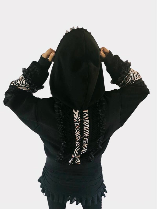 Sudadera Fumi black Zebra