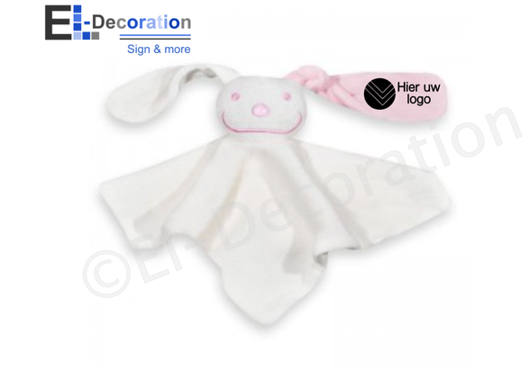 Tutdoekje met logo roze | relatiegeschenk | El-Decoration