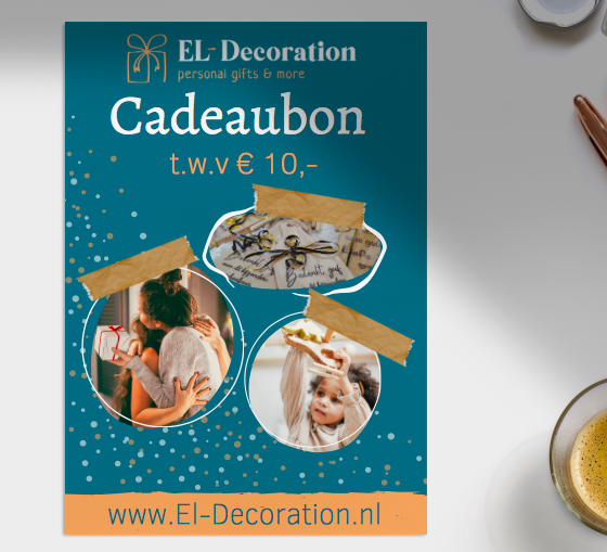 Cadeaubon El-Decoration | de online cadeauwinkel