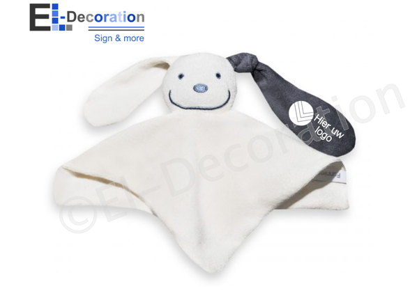 Tutdoekje met logo ecru | relatiegeschenk | El-Decoration