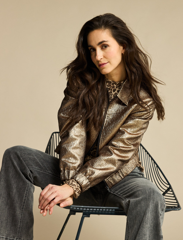 Red Button - Bomber Metallic Coppergold