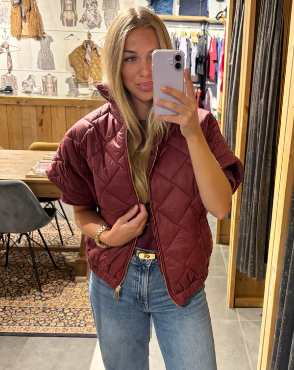 Bodywarmer - Bordeaux rood