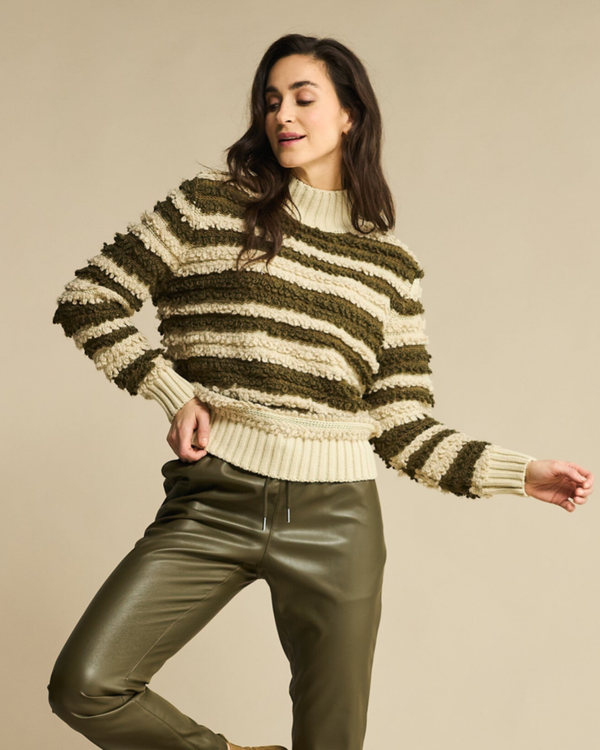 Red Button - Trui Loops & Stripe